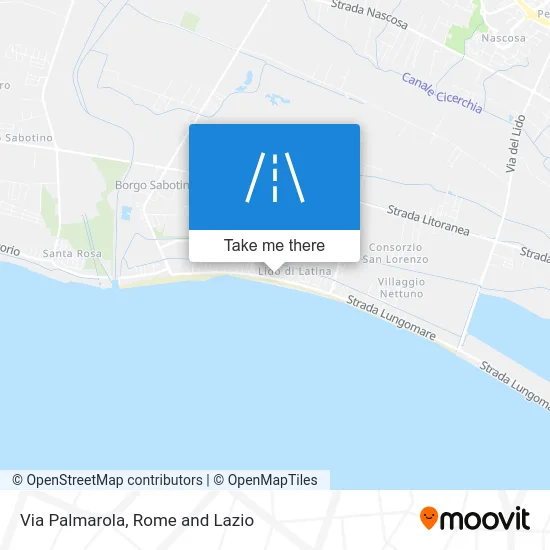 Palmarola Street map