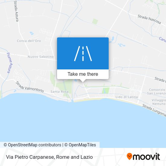 Via Pietro Carpanese map