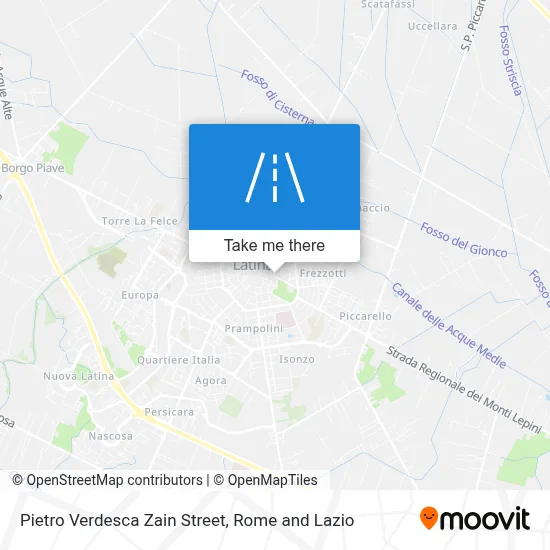Pietro Verdesca Zain Street map