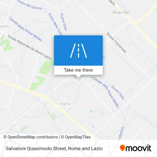 Salvatore Quasimodo Street map