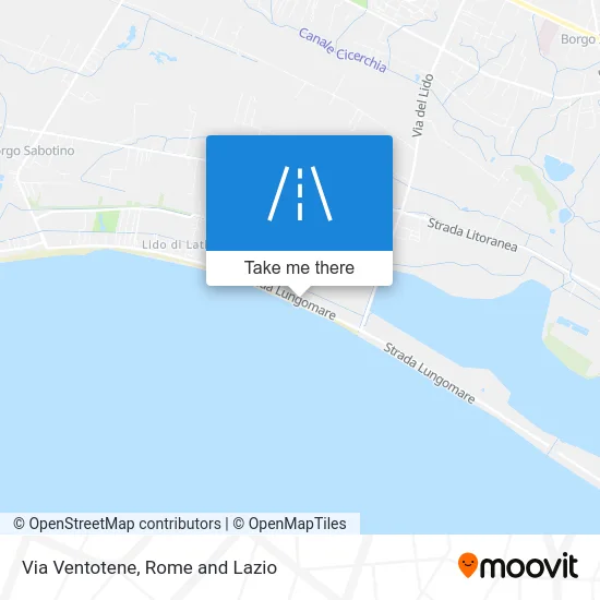 Ventotene Street map