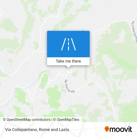 Via Collepantano map