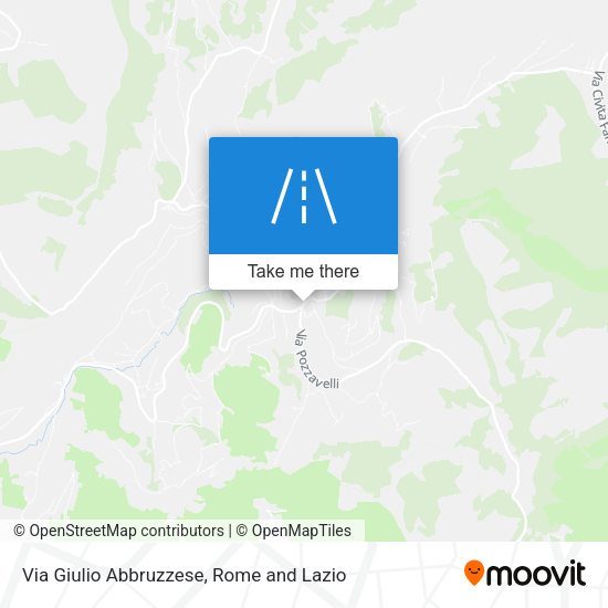 Via Giulio Abbruzzese map