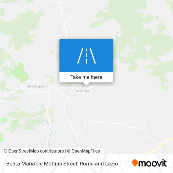 Beata Maria De Mattias Street map