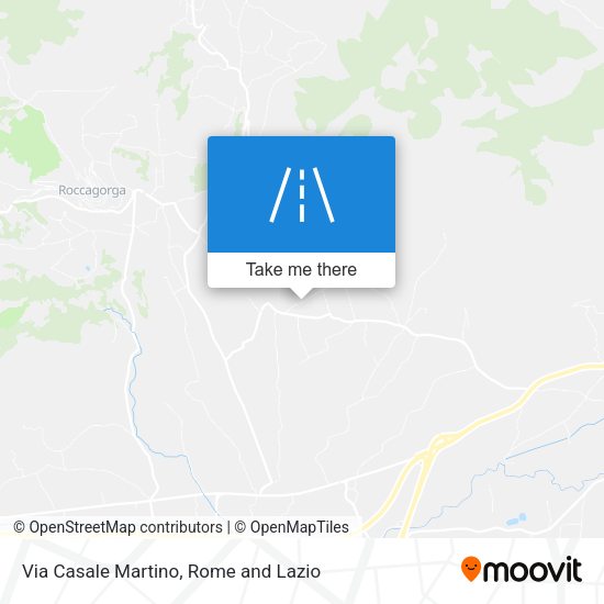 Via Casale Martino map