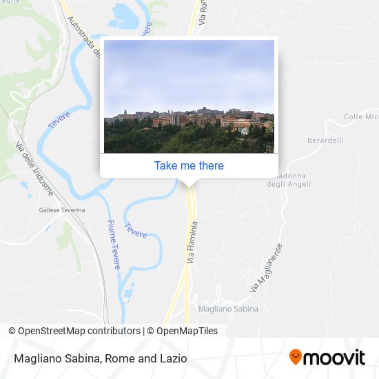 Magliano Sabina map
