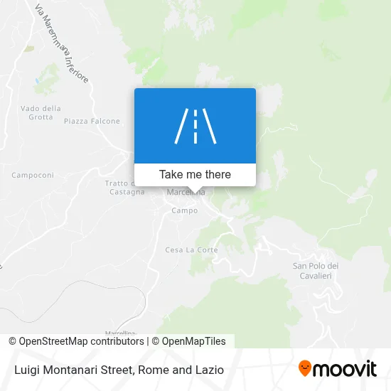 Luigi Montanari Street map
