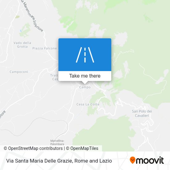 Via Santa Maria Delle Grazie map