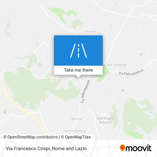 Via Francesco Crispi map