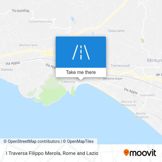 I Traversa Filippo Merola map