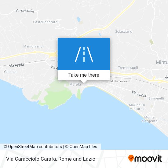 Via Caracciolo Carafa map