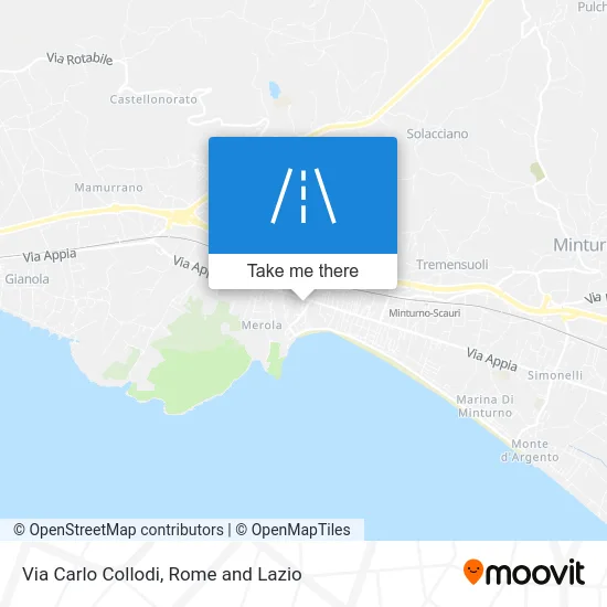 Carlo Collodi Street map