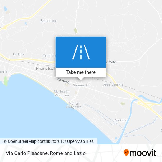 Via Carlo Pisacane map
