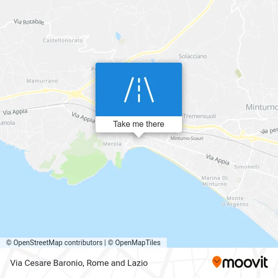 Cesare Baronio Street map