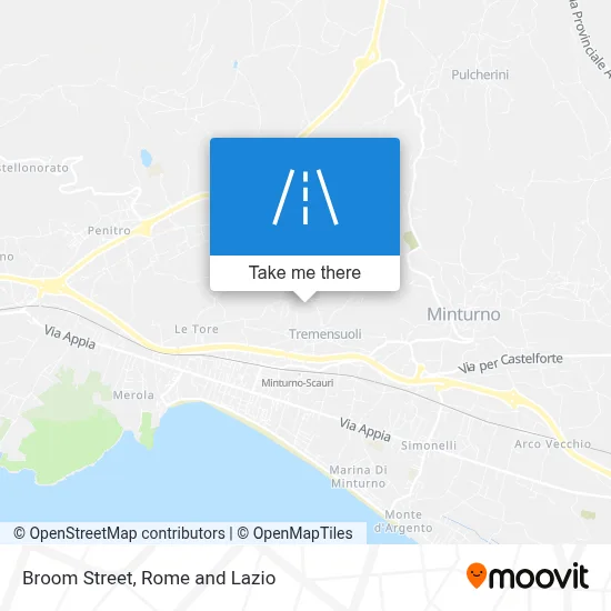 Broom Street map