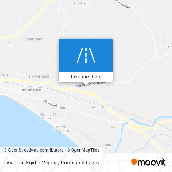 Via Don Egidio Viganò map