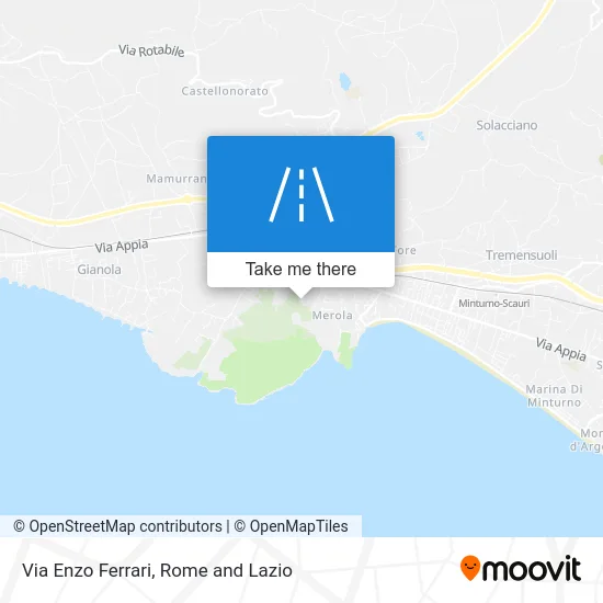 Enzo Ferrari Street map