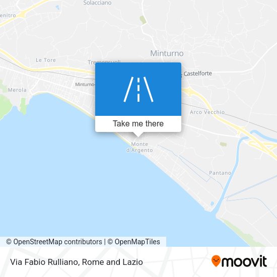 Via Fabio Rulliano map