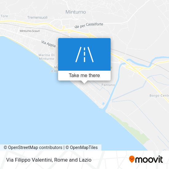 Via Filippo Valentini map