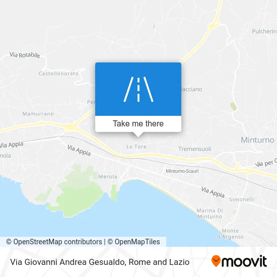 Giovanni Andrea Gesualdo Street map