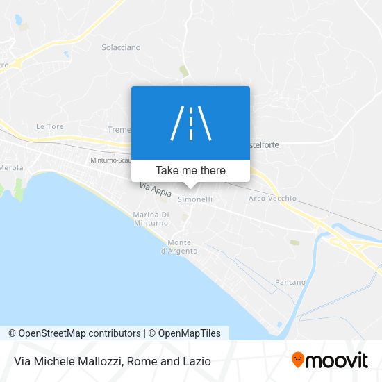 Via Michele Mallozzi map