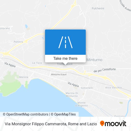 Via Monsignor Filippo Cammarota map