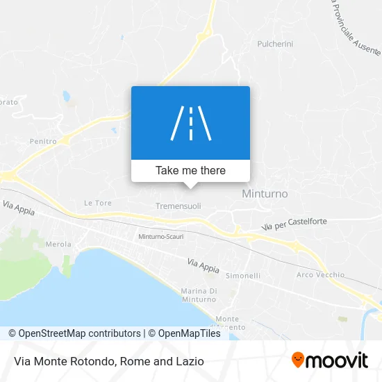 Mount Rotondo Street map