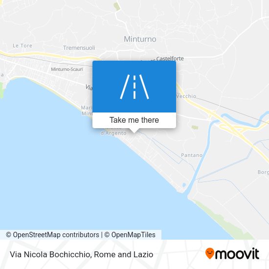 Via Nicola Bochicchio map