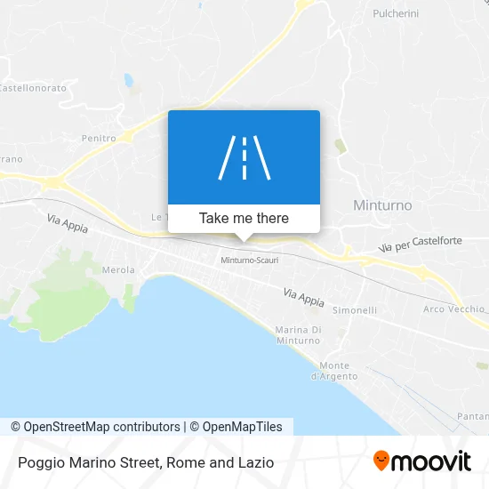 Poggio Marino Street map