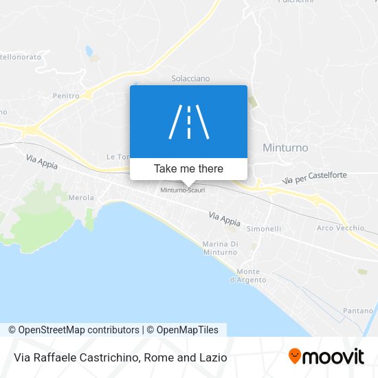 Via Raffaele Castrichino map