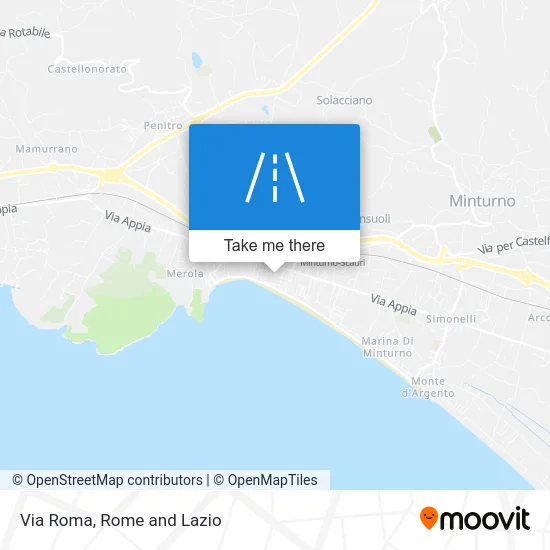 Via Roma map