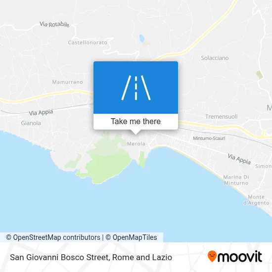 San Giovanni Bosco Street map