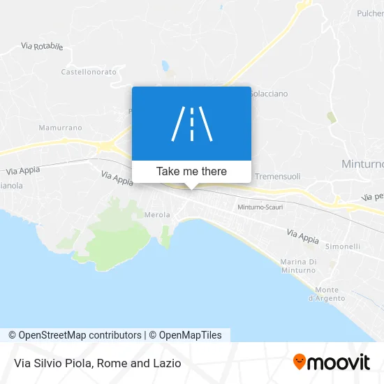 Silvio Piola Street map