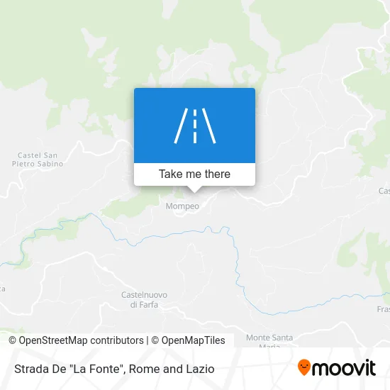 La Fonte Road map