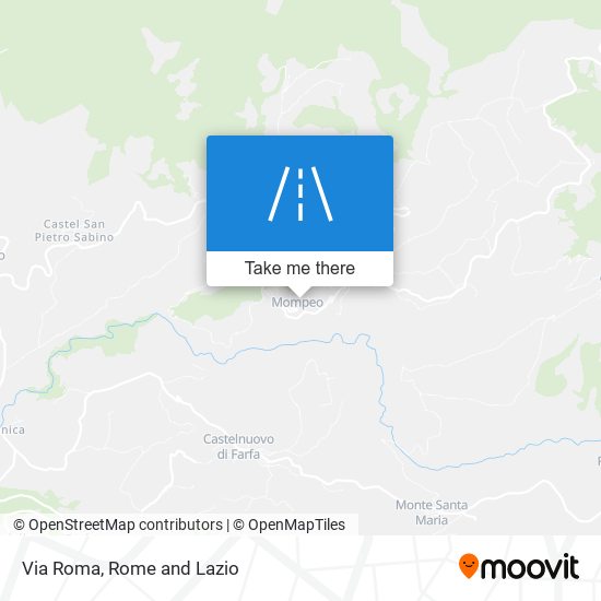 Via Roma map