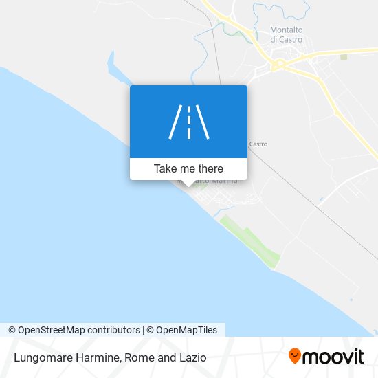 Lungomare Harmine map