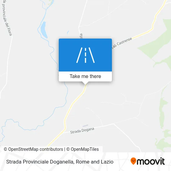 Strada Provinciale Doganella map