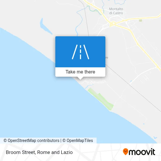 Broom Street map