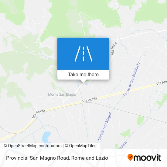Provincial San Magno Road map