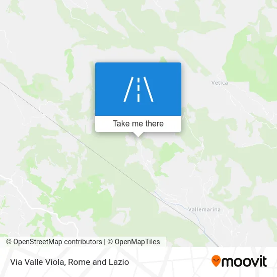 Valle Viola Street map