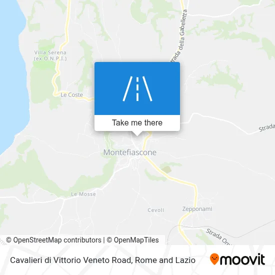 Cavalieri di Vittorio Veneto Road map