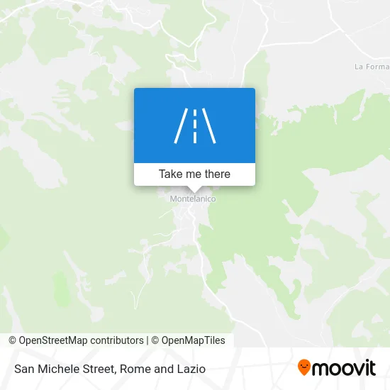 San Michele Street map