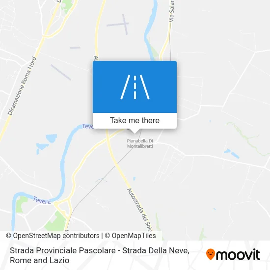 Provincial Pascolare - Snow Road map