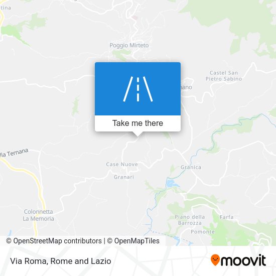 Via Roma map