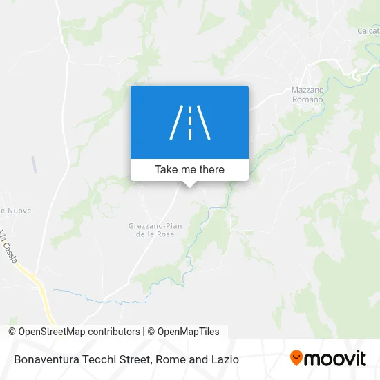 Bonaventura Tecchi Street map