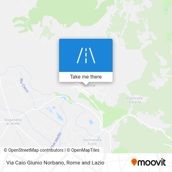 Via Caio Giunio Norbano map