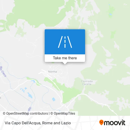 Capo Dell'Acqua Street map