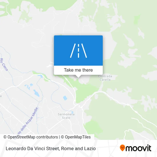 Leonardo Da Vinci Street map