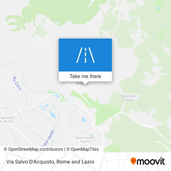 Via Salvo D'Acquisto map