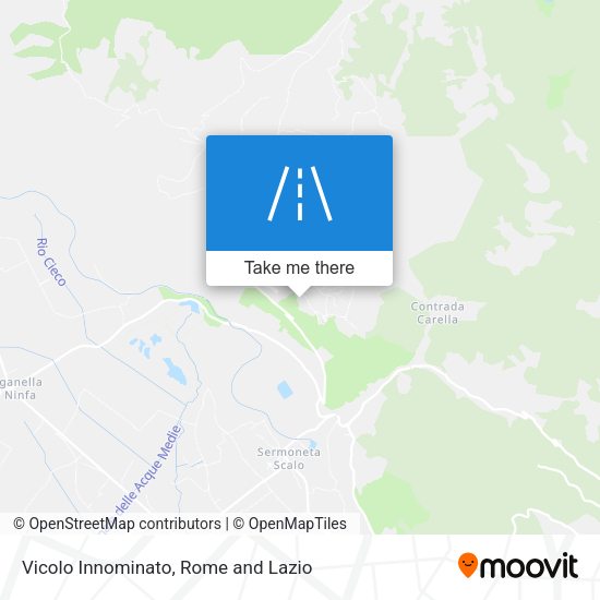 Vicolo Innominato map